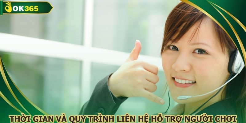 Thời gian và quy trình liên hệ hỗ trợ người chơi